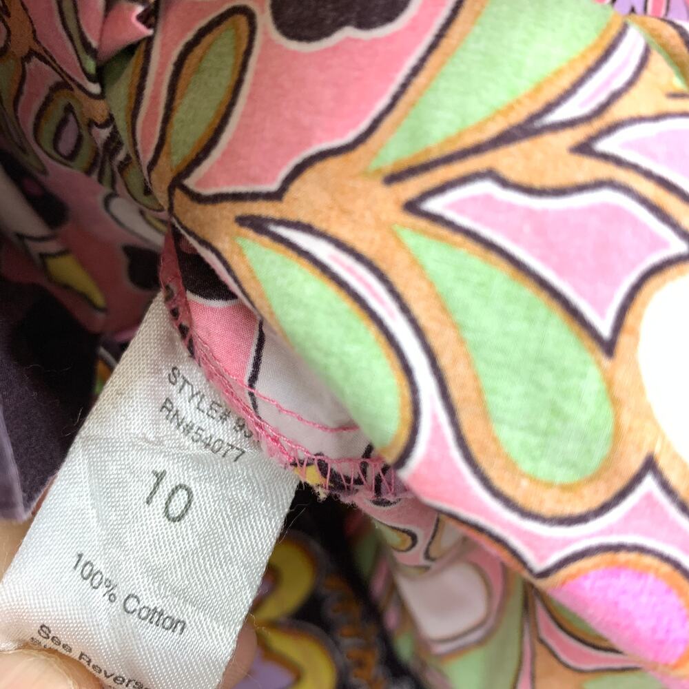 CAbi Pink Floral Boho Mini Skirt - Picture 6 of 6